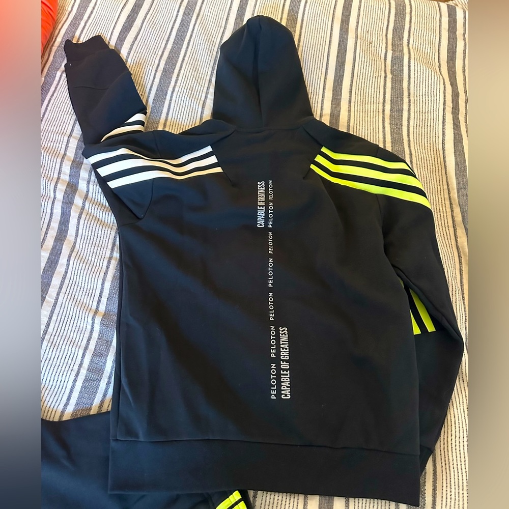 Adidas x Peloton capable of greatness zippers sweatshirt NWOT